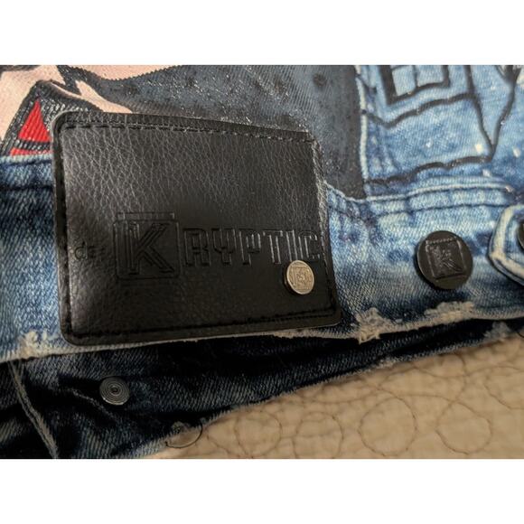 Dexter's Laboratory Cartoon Network Denim Jean Jacket Mens Sz Medium Multicolor - Picture 7 of 9